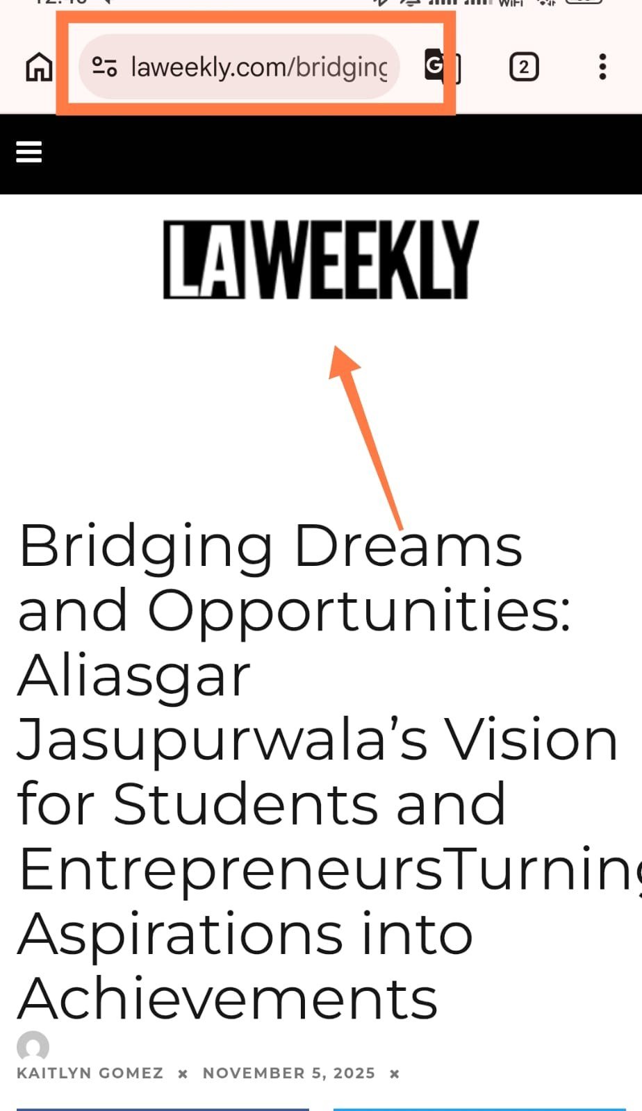 Published feature on LA Weekly (laweekly.com)