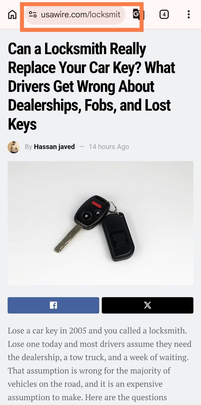 Published feature on USA Wire (usawire.com)